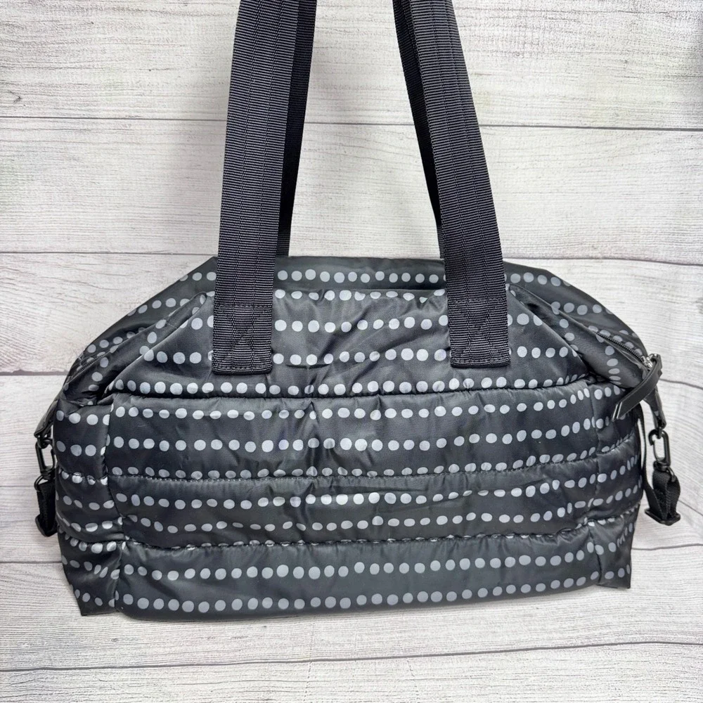 Skip Hop Weekender Diaper Bag Black Polka Dot Lightweight Travel Tote‎ Toy/Pad